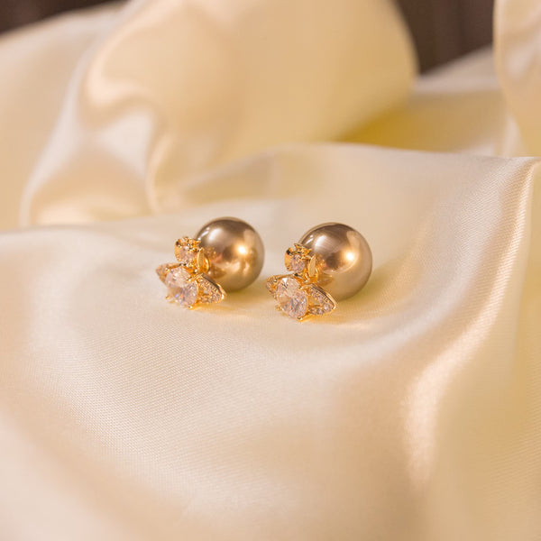 New French Romantic Classic Pearl Earrings