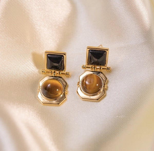 vintage opal earrings